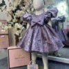 Sparkle Lavender Designer Baby Dress